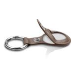 Carcasa de protectie tip breloc Ring Keychain compatibila cu Apple AirTag Dark Brown