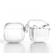 Carcasa Glitter Case compatibila cu Apple AirPods 4 Transparent