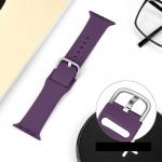 Curea APS Silicone Watch Band compatibila cu Apple Watch 4/5/6/7/8/SE 38/40/41mm Rosu 8 - lerato.ro