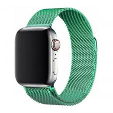 Curea otel inoxidabil Magnetic Strap compatibila cu Apple Watch 1/2/3/4/5/6/SE 38/40mm Mint