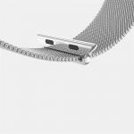 Curea otel inoxidabil Magnetic Strap compatibila cu Apple Watch 1/2/3/4/5/6/SE 42/44mm Silver 5 - lerato.ro