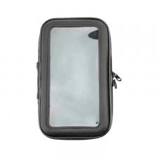 Suport universal impermeabil tip husa pentru bicicleta, Compatibil cu telefoane de maxim 165 mm x 80 mm, Marime XL, Fara montaj pe ghidon, Negru