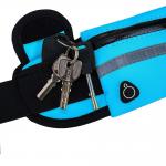 Borseta sport Ultimate Running Belt, Compartiment pentru sticle, Orificiu pentru casti, Albastru 3 - lerato.ro