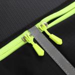 Borseta sport cu centura Ultimate Reflective Running Belt, 4 buzunare, Orificiu pentru casti, Mov 6 - lerato.ro