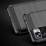 Carcasa Carbon Case compatibila cu Xiaomi Poco X4 NFC, Negru 3 - lerato.ro