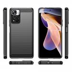 Carcasa Carbon Case compatibila cu Xiaomi Poco X4 NFC, Negru 9 - lerato.ro
