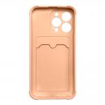 Carcasa Card Armor Case Pouch cu Wallet compatibila cu iPhone 11 Pro Max, Roz 3 - lerato.ro