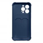 Carcasa Card Armor Case Pouch cu Wallet compatibila cu iPhone 12 Pro, Navy Blue 3 - lerato.ro