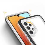 Carcasa Hybrid Armor Clear 3 in 1 compatibila cu Samsung Galaxy A32 5G, Negru 5 - lerato.ro