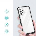 Carcasa Hybrid Armor Clear 3 in 1 compatibila cu Samsung Galaxy A72 4G, Negru 3 - lerato.ro