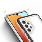 Carcasa Hybrid Armor Clear 3 in 1 compatibila cu Samsung Galaxy A72 4G, Negru 5 - lerato.ro