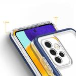 Carcasa Hybrid Armor Clear 3 in 1 compatibila cu Samsung Galaxy A73, Albastru 5 - lerato.ro