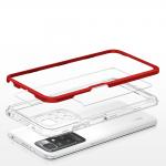 Carcasa Hybrid Armor Clear 3 in 1 compatibila cu Xiaomi Redmi 10, Rosu 6 - lerato.ro