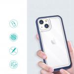 Carcasa Hybrid Armor Clear 3 in 1 compatibila cu iPhone 13 Mini, Albastru 3 - lerato.ro