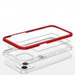 Carcasa Hybrid Armor Clear 3 in 1 compatibila cu iPhone 13 Mini, Rosu 6 - lerato.ro