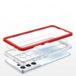Carcasa Clear 3 in 1 compatibila cu Samsung Galaxy S23 Ultra Red 3 - lerato.ro