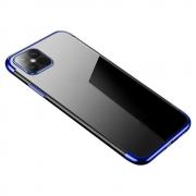 Carcasa Clear Color compatibila cu iPhone 13 Pro, Albastru