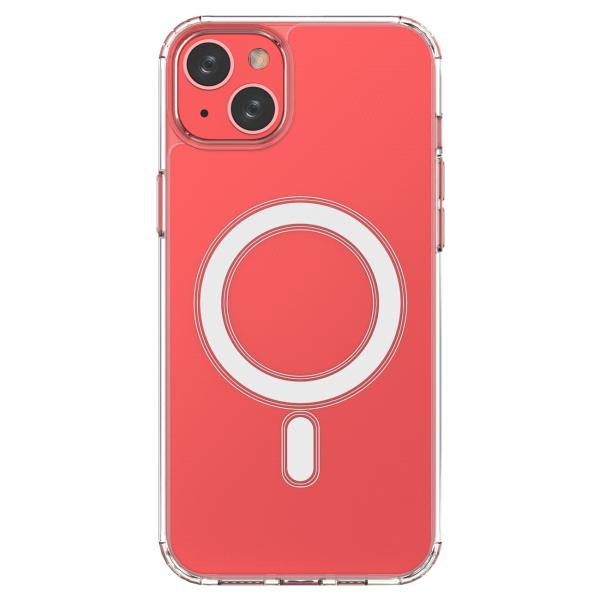 Carcasa Clear Magnetic MagSafe compatibila cu iPhone 14 Plus, Transparenta 1 - lerato.ro