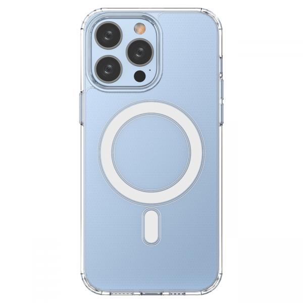 Carcasa Clear Magnetic MagSafe compatibila cu iPhone 14 Pro Max, Transparenta 1 - lerato.ro