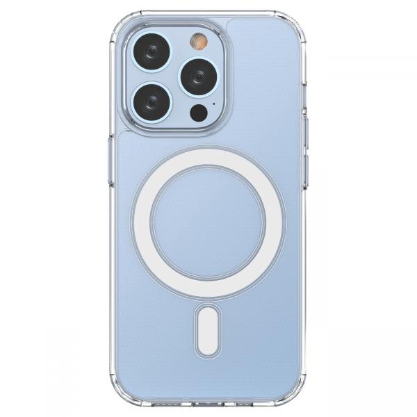 Carcasa Clear Magnetic MagSafe compatibila cu iPhone 14 Pro, Transparenta 1 - lerato.ro