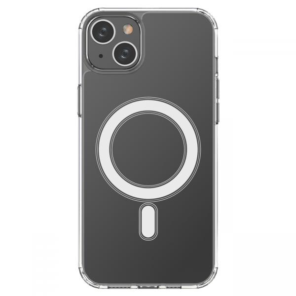 Carcasa Clear Magnetic MagSafe compatibila cu iPhone 15, Transparenta