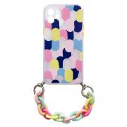 Carcasa Color Chain Case compatibila cu iPhone 13 Pro Max, Multicolor Floral