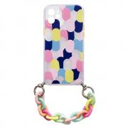 Carcasa Color Chain Case compatibila cu iPhone 7 Plus / 8 Plus, Multicolor Floral