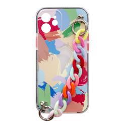 Carcasa Color Chain Case compatibila cu iPhone 7 Plus / 8 Plus, Multicolor Forest