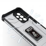 Carcasa Crystal Ring Case Kickstand Tough Rugged compatibila cu Samsung Galaxy A72 4G, Albastru 6 - lerato.ro