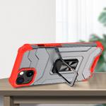 Carcasa Crystal Ring Tough Rugged cu Kickstand compatibila cu iPhone 12 Mini, Rosu 8 - lerato.ro