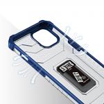 Carcasa Crystal Ring Tough Rugged cu Kickstand compatibila cu iPhone 13 Mini, Albastru 5 - lerato.ro