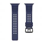 Curea plastic Triple Protection compatibila cu Apple Watch 4/5/6/7/8/SE 38/40/41mm Bleumarin 4 - lerato.ro