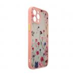 Carcasa Design Case compatibila cu iPhone 13 Floral Pink