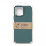Carcasa Eco Silicone Cover Case compatibila cu iPhone 11 Pro Max, Verde 4 - lerato.ro