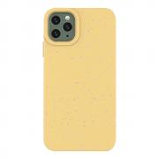 Carcasa Eco Silicone Cover Case compatibila cu iPhone 11 Pro Max, Galben