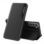Carcasa Eco Leather View Case compatibila cu Samsung Galaxy S22 Plus, Negru 2 - lerato.ro
