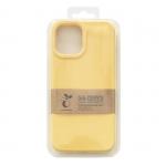 Carcasa biodegradabila Eco Shell compatibila cu iPhone 14 Plus Yellow 3 - lerato.ro