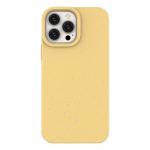 Carcasa biodegradabila Eco Shell compatibila cu iPhone 14 Pro Yellow 2 - lerato.ro