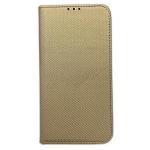 Husa Smart Magnet Book compatibila cu iPhone 14, Gold 2 - lerato.ro