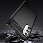Carcasa Flexible Carbon compatibila cu Samsung Galaxy A04e Black 5 - lerato.ro