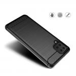 Carcasa Flexible Carbon compatibila cu Samsung Galaxy A12 (2020/2021) / Galaxy M12 Black 8 - lerato.ro