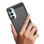 Carcasa Flexible Carbon compatibila cu Samsung Galaxy A16 4G / A16 5G Black 3 - lerato.ro
