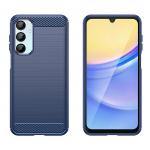 Carcasa Flexible Carbon compatibila cu Samsung Galaxy A16 4G / A16 5G Blue 3 - lerato.ro