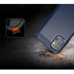 Carcasa Flexible Carbon compatibila cu Samsung Galaxy A32 4G Blue