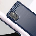 Carcasa Flexible Carbon compatibila cu Samsung Galaxy A32 4G Blue