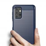 Carcasa Flexible Carbon compatibila cu Samsung Galaxy A32 5G Blue