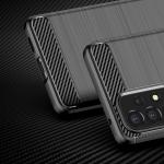 Carcasa Flexible Carbon compatibila cu Samsung Galaxy A53 5G Black 3 - lerato.ro