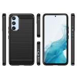 Carcasa Flexible Carbon compatibila cu Samsung Galaxy A54 5G Black 4 - lerato.ro