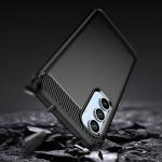 Carcasa Flexible Carbon compatibila cu Samsung Galaxy A54 5G Black 5 - lerato.ro