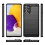 Carcasa Flexible Carbon compatibila cu Samsung Galaxy A73 5G Black 6 - lerato.ro